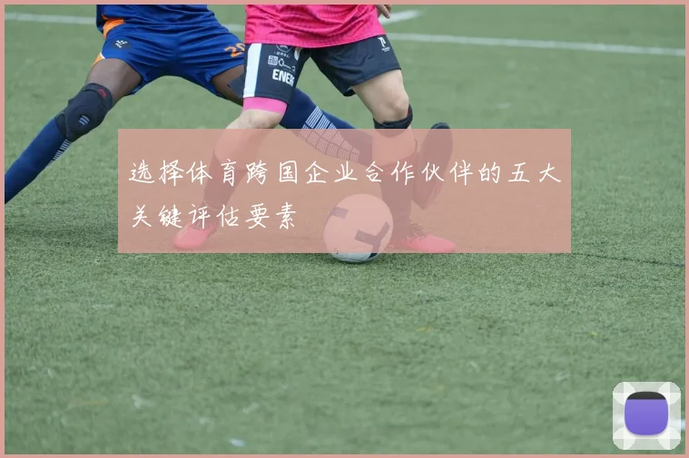 选择体育跨国企业合作伙伴的五大关键评估要素